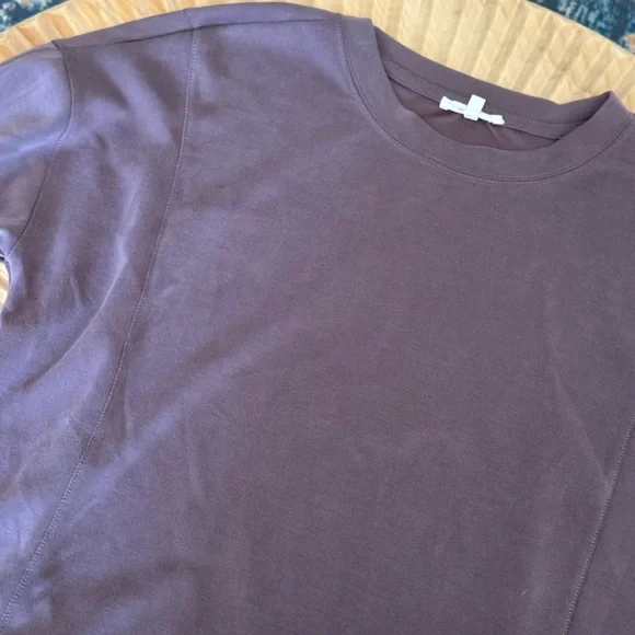 Maurice’s Cloud Scuba Knit Crew Neck Sweatshirt size M Purple - Picture 2 of 7